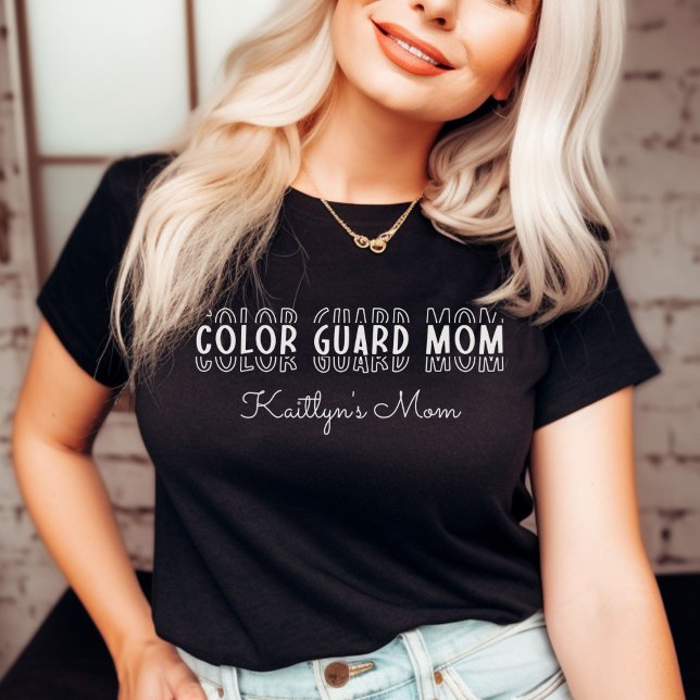 Camiseta Percussion Marchando Banda Mamá Personalizable (Percussion Marching Band Mom Customizable T-Shirt
)