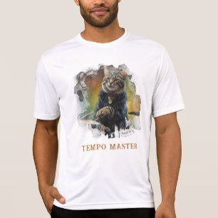 Camiseta *~* Percussionista Guay Cat AP91 DRUM Player