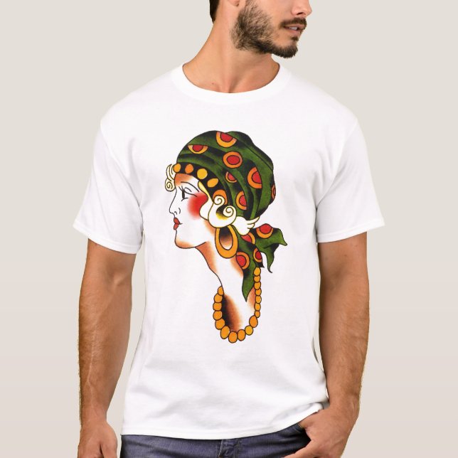 Camiseta Percy riega la cabeza del chica por apacible (Anverso)