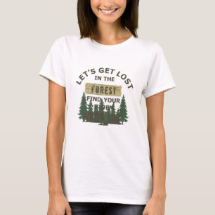 Camiseta Perdamos en el bosque