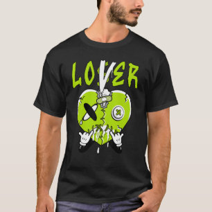 Camiseta Perder Drip Green Heart Mateo Para Hombres Mujeres