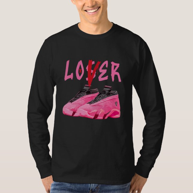 Camiseta Perder Drip Shoes Sneaker Match 14 Shocking Pink (Anverso)