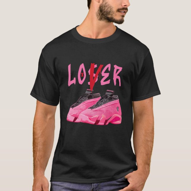 Camiseta Perder Drip Shoes Sneaker Match 14 Shocking Pink (Anverso)