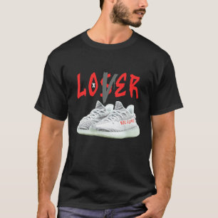 Camiseta Perder Drip Shoes Sneaker Match 350 V2 Blue Tint