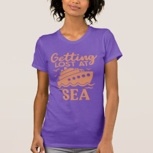 Camiseta Perder en el viaje en crucero por mar