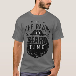 Camiseta perder la navaja en su barba 3