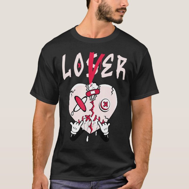 Camiseta Perder Lover Zapatos Tee De Perforación Cardíaca P (Anverso)