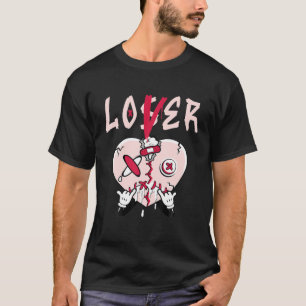 Camiseta Perder Lover Zapatos Tee De Perforación Cardíaca P