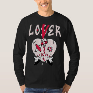Camiseta Perder Lover Zapatos Tee De Perforación Cardíaca P