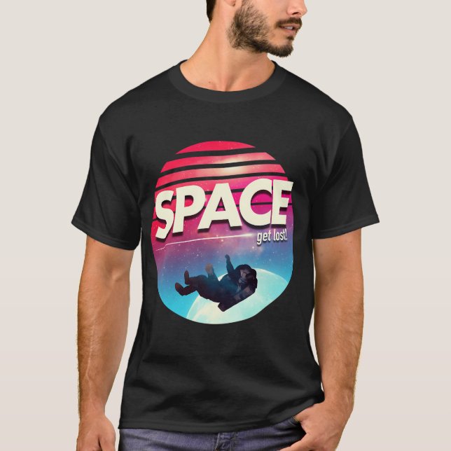 Camiseta Perderse en el espacio (Anverso)