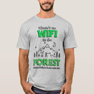 Camiseta Perderse en la naturaleza con nuestro 'Sin Wifi en