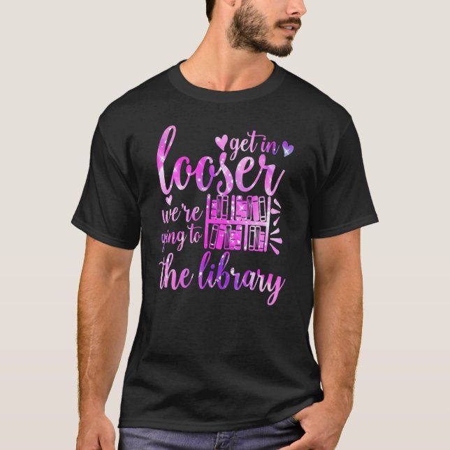 Camiseta Pérdete, vamos a la biblioteca de citas (Anverso)