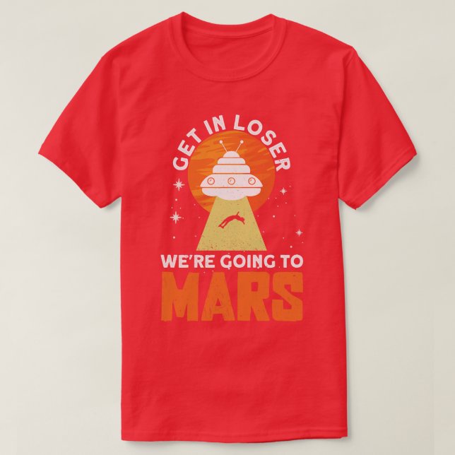 Camiseta Pérdete, Vamos A Mars Mars Planet Sp (Diseño del anverso)