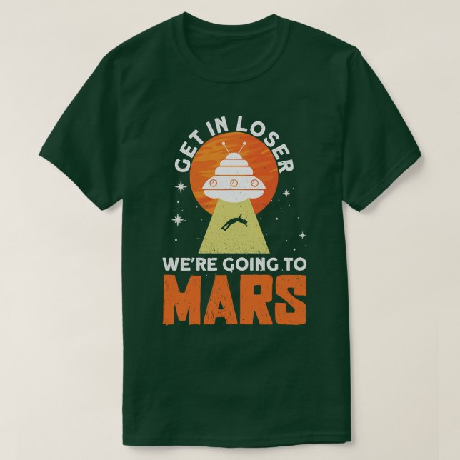 Camiseta Pérdete, Vamos A Mars Mars Planet Sp (Diseño del anverso)