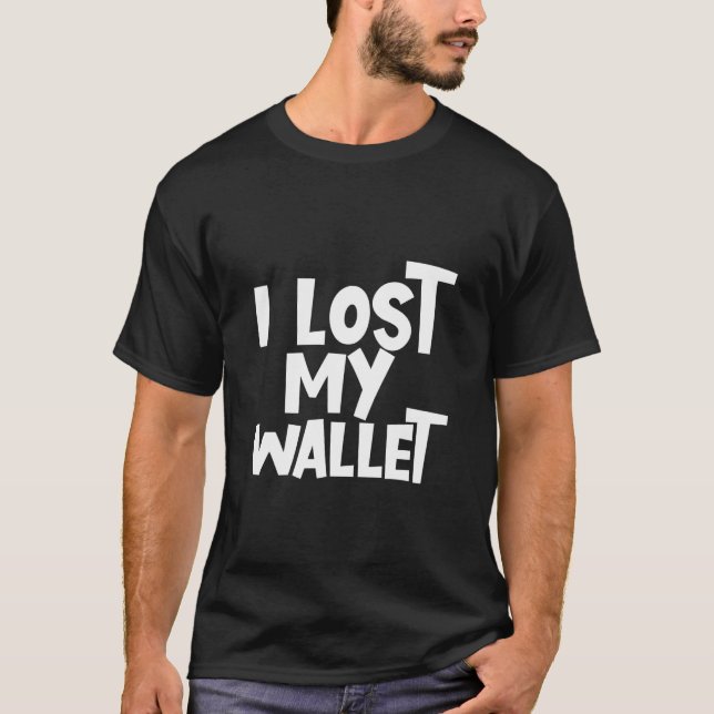 Camiseta Perdí Mi Cartera (Anverso)