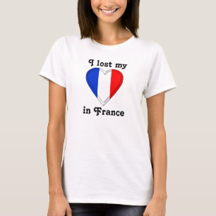 Camiseta Perdí mi corazón en Francia