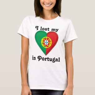 Camiseta Perdí mi corazón en Portugal