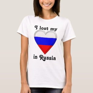 Camiseta Perdí mi corazón en Rusia