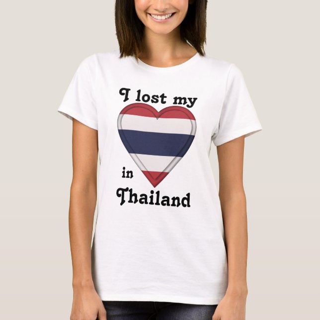 Camiseta Perdí mi corazón en Tailandia (Anverso)