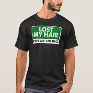 Camiseta Perdí mi pelo Mantuve mi gran cita sarcástica dici