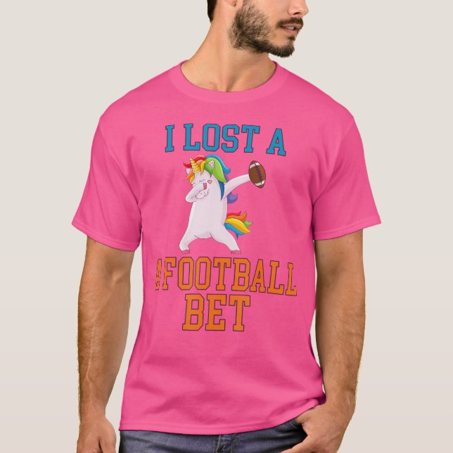 Camiseta Perdí Una Apuesta De Fútbol (Anverso)