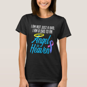 Camiseta Pérdida de bebé papá Angel Embarazo de bebé 1