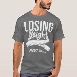 Camiseta Pérdida de la Motivación del Peso Ejercicio de ent