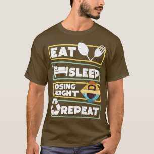 Camiseta Pérdida de la Motivación del Peso Ejercicio de ent