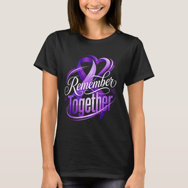 Camiseta Pérdida de memoria mes de concienciación sobre el  (Anverso)