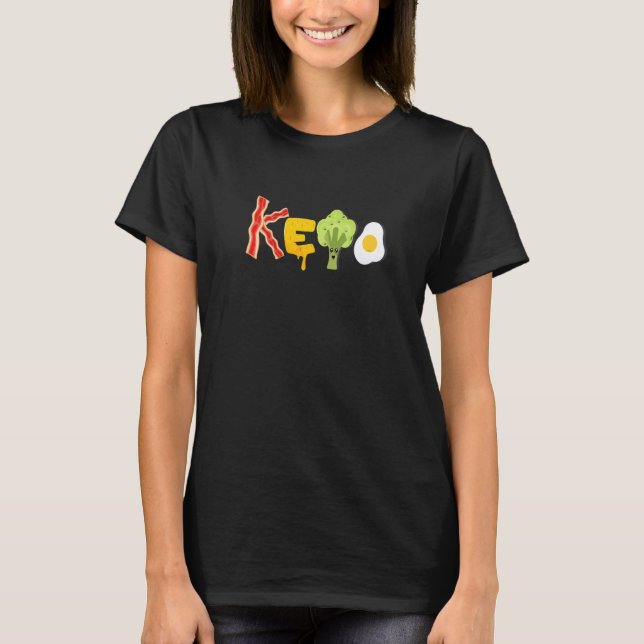 Camiseta Pérdida de peso de nutrición de Keto Nutrición de  (Anverso)
