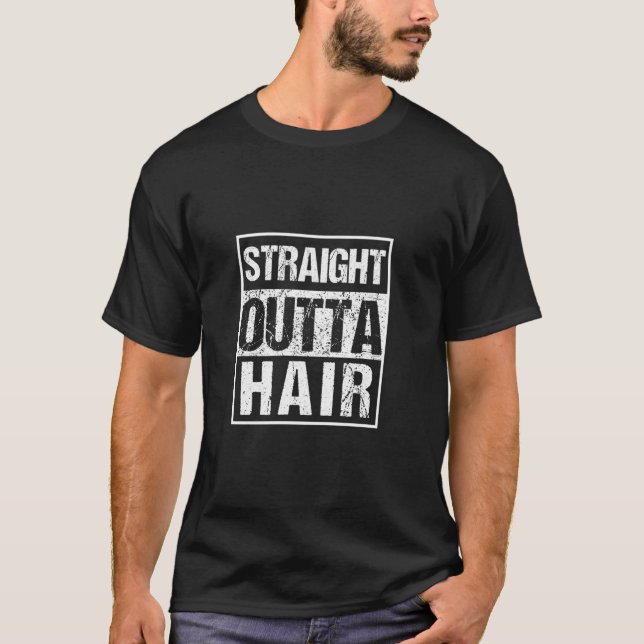 Camiseta Pérdida del pelo sin pelo del pelo del pelo del ex (Anverso)