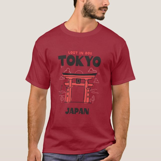 Camiseta perdida en camiseta de los 80 (Anverso)