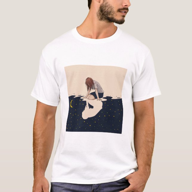 Camiseta Perdida en la reflexión.  (Anverso)