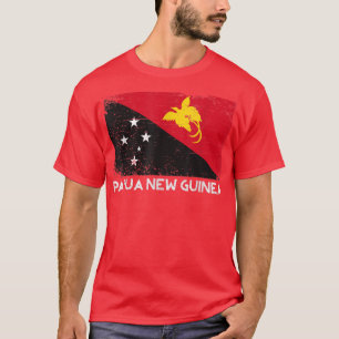 Camiseta Pérdida Papúa Nueva Guinea Hombres Bandera Mujeres