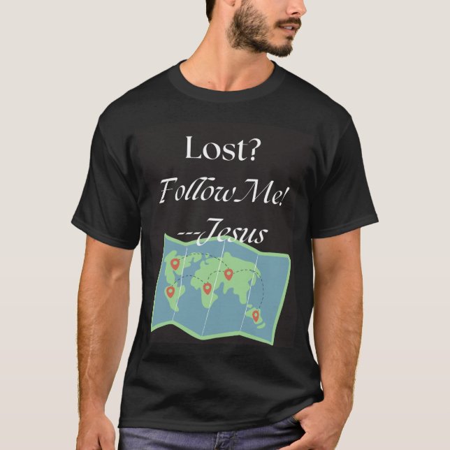 Camiseta ¿Perdido? (Anverso)