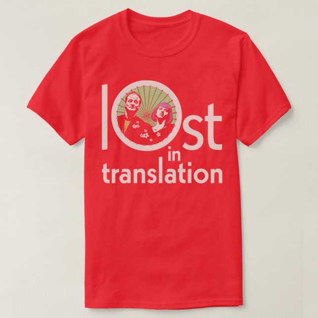 Camiseta Perdido en color de traducción (Diseño del anverso)
