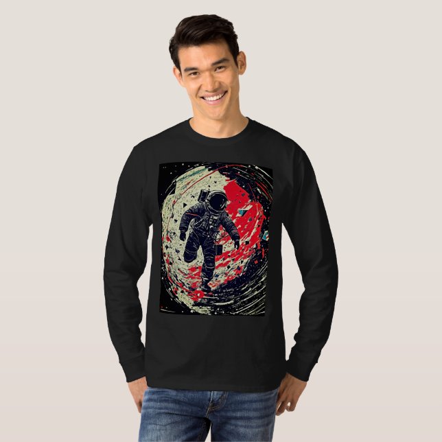 Camiseta Perdido en el espacio (Anverso completo)