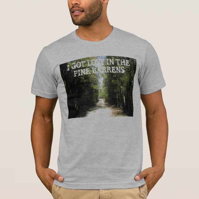 Camiseta Perdido en el pino Barrens (Anverso)