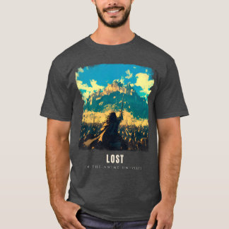 Camiseta Perdido en la Ropa Callejera de Anime Multiverso v