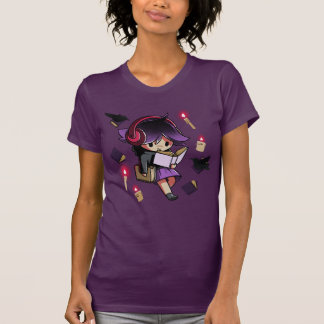 Camiseta Perdido en Libros, chica leyó un libro