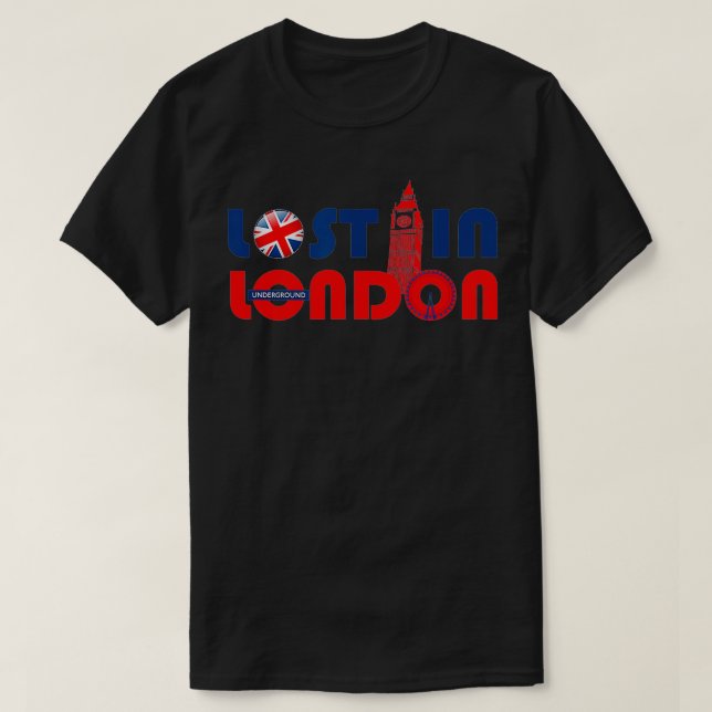 Camiseta Perdido en Londres (Diseño del anverso)