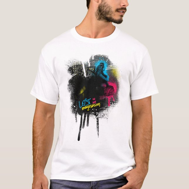 Camiseta Perdido en mi imaginación (Anverso)