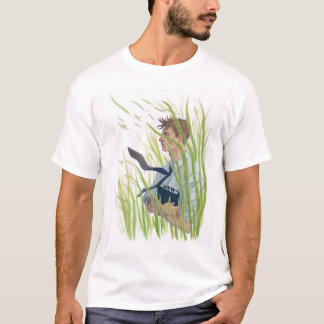 Camiseta perdido en pensamiento 