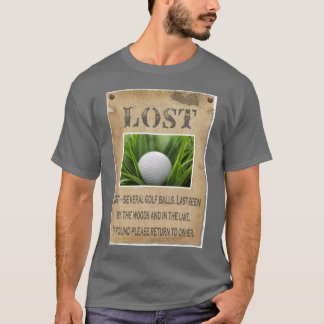 Camiseta PERDIDO - pelota de golf