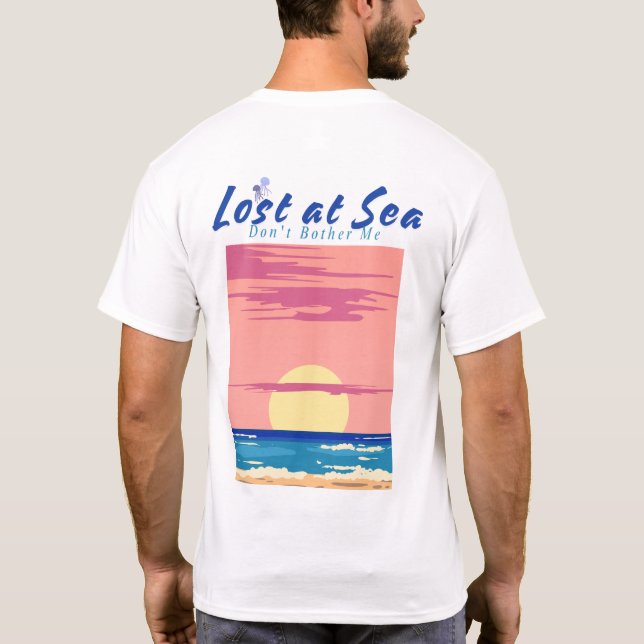 Camiseta Perdidos en el mar No me molestes (Reverso)