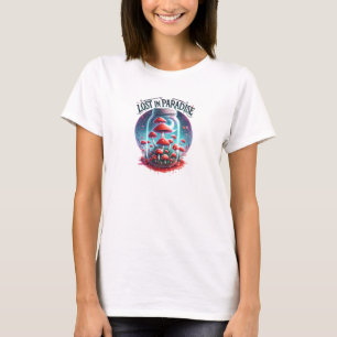 Camiseta Perdidos en hongos del paraíso en frasco de carame