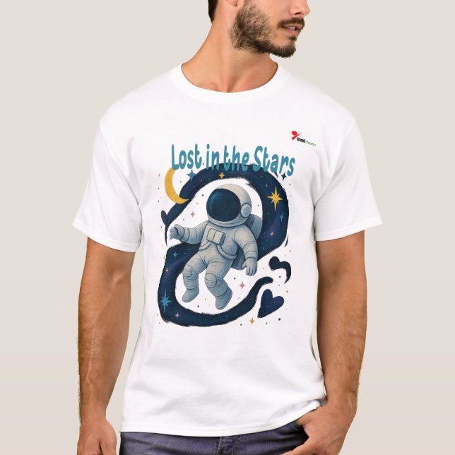 Camiseta Perdidos en las estrellas (Anverso)
