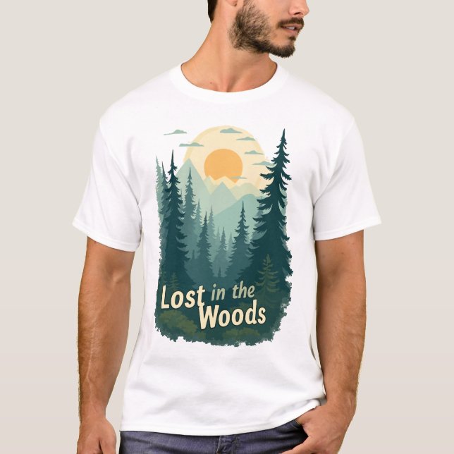 Camiseta Perdidos en los bosques (Anverso)