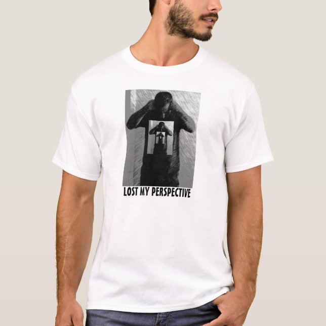 CAMISETA PERDIÓ MI PERSPECTIVA Y SE PEGÓ EN PENSAMIENTO (Anverso)