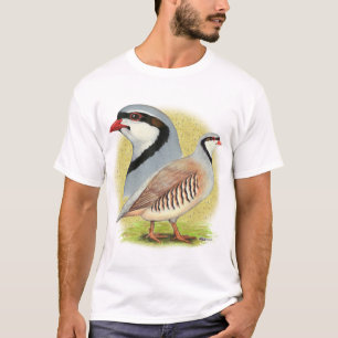 Camiseta Perdiz de Chukar combinada